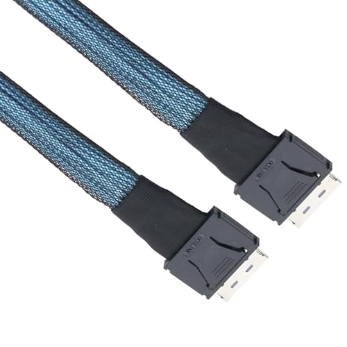 Cable SFF-8611 8i macho a macho PCIe OCuLink para transmision de datos en chasis de servidor