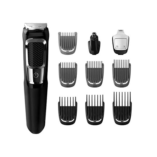 PHILIPS norelco All-in-one Turbo-Powered multigroom Beard Nose Ear Trimmer & Shaver with 13 attachments…