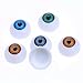 DECORA 20mm Half Round Acrylic Doll Bear Craft Plastic Eyes Eyeball for Doll and Craft Making