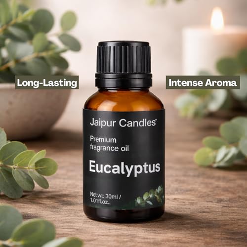 Image of Fragrance Oil | 30 ml | Aroma Oil for Home Fragrance | Best for Aromatherapy | Use in Diffusers, Candles, Air Fresheners (30ML, Eucalyptus)