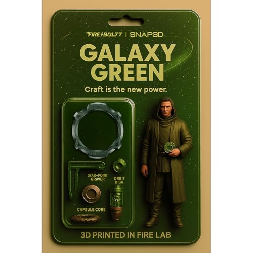 Image of Fire-Boltt Phoenix Pro SNAP3D Case - Set Your Style Free | 11 Colors, Textured Finishes & Premium Snap-On Fit | Customize Your Phoenix Pro Smartwatch (Green)