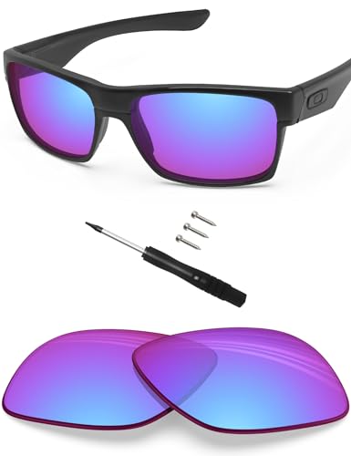 Image of BLAZERBUCK Replacement Lenses & Screws Screwdriver for Oakley TwoFace OO9189 /TwoFace Asian Fit OO9256 Sunglass