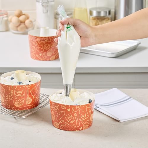 Restaurantware Angel Food Cake Pan 600 Pack of 38 oz Greaseproof Cake Pans Disposable Quick-Release Oven-Safe Freezer-Safe Sturdy Paper Tube Pan For Baking by Restaurantware - Image 4