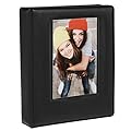 Zink 2x3 Photo Album 64-Pocket Mini Photo Album w/ Transparent Window Cover for 2”x3” ZINK Zero Ink Photo Paper Compatible with Kodak, Lifeprint, Polaroid, HP, Canon, Fujifilm 2x3" Photos