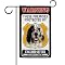 Bandiera Da Giardino 'Cavalier King Charles' - Ganshan Bi - 31x45 Cm - Doppia Faccia Con Scritta Di Avvertimento