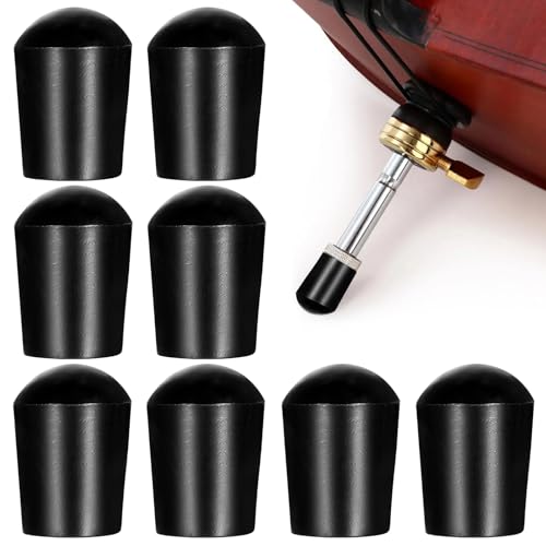 8Pcs Cello Endpin Rubber Tips Floor Protectors