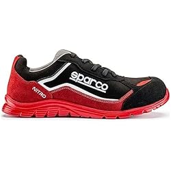 Tenis De Seguridad Sparco Sparco - Zapatillas Nitro S3 Rojo/Black talla 42 EU