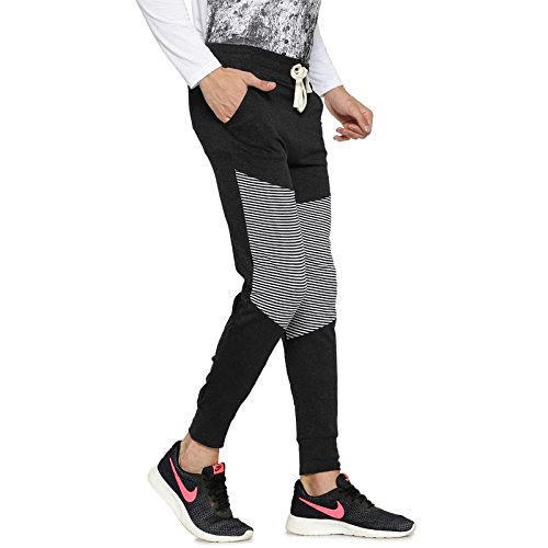 Image of CAHOOT Mens Comfortable Cotton Track Pants for Gym and Casual Use