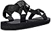 atika Men's Islander Walking Sandals, Arch Support Trail Outdoor Hiking Sandals, Strap Sport Sandals, Summer Water Shoes, Islander Sandals Black, 12