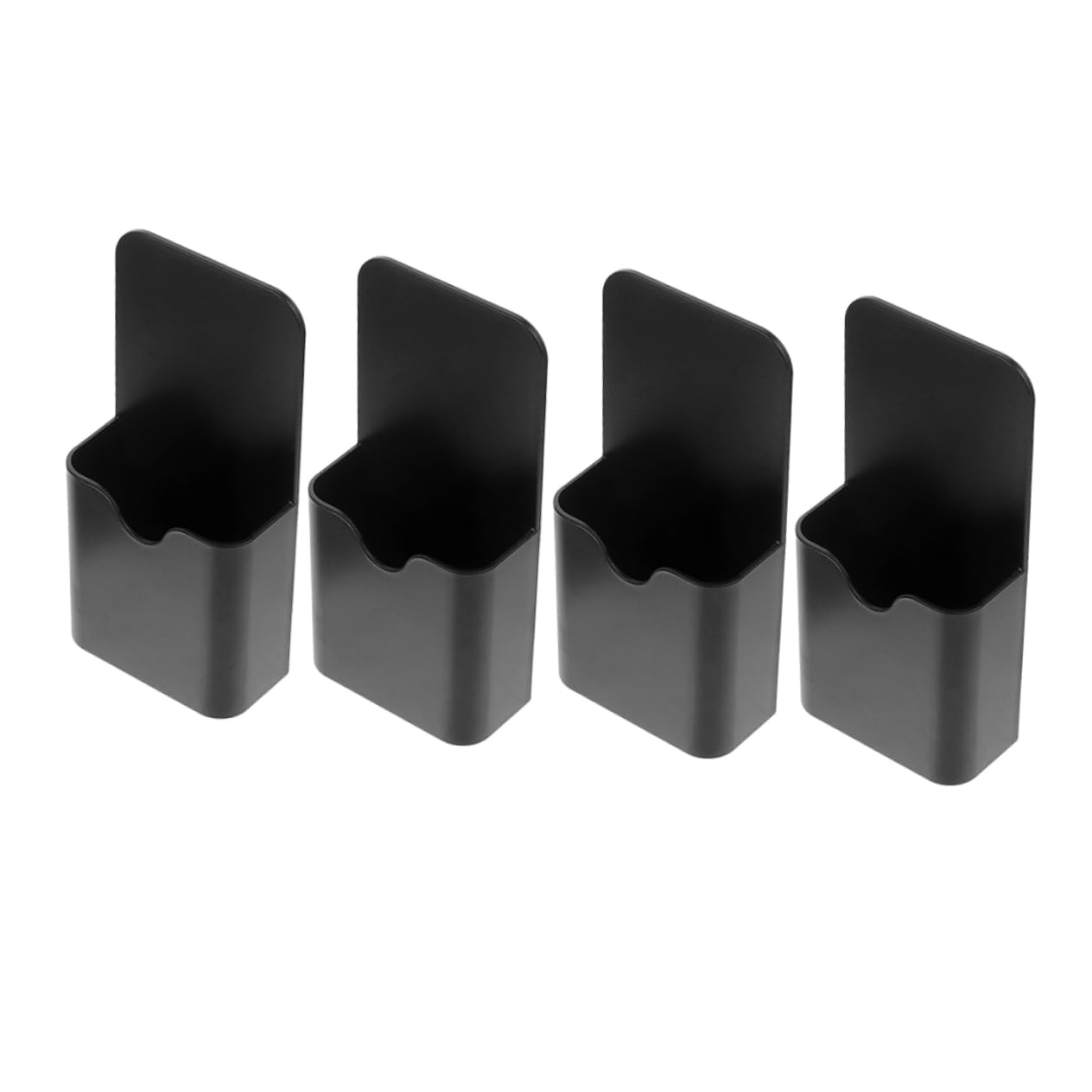 5 Set Portapenne Magnetici Per Lavagna Organizer Penne Con Supporto Magnetico Compatto Per Ed Accessori Ufficio Nero 4 Pezzi*5