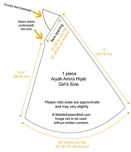 Aiyah Hijab for Girl's 1 piece Elastane-Spandex Amira Head Scarf with Rhinestones Easy Pull-on Headscarf3