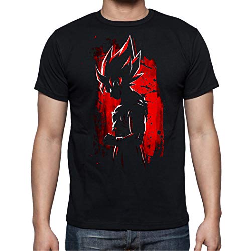 the Fan Tee Camiseta de Hombre Dragon Ball Goku Vegeta Bolas de Dragon Super Saiyan 162 L