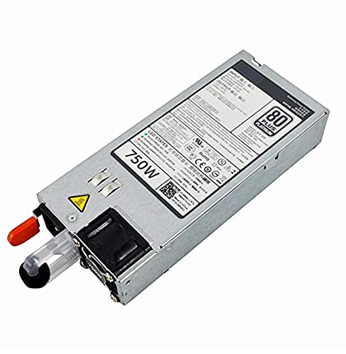UpBright750W 80 Plus Platinum Power Supply Unit Compatible with Dell F750E-S0 D750E-S1 05RHVV 6W2PW 5NF18 9PXCV PowerEdge R930 R730XD R630 R530 R720 R520 T630 T430 T420 PowerVault NX3230 NX3330