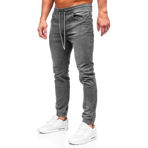 Pantalon Jeans BOLF Jogger Graphite Cover