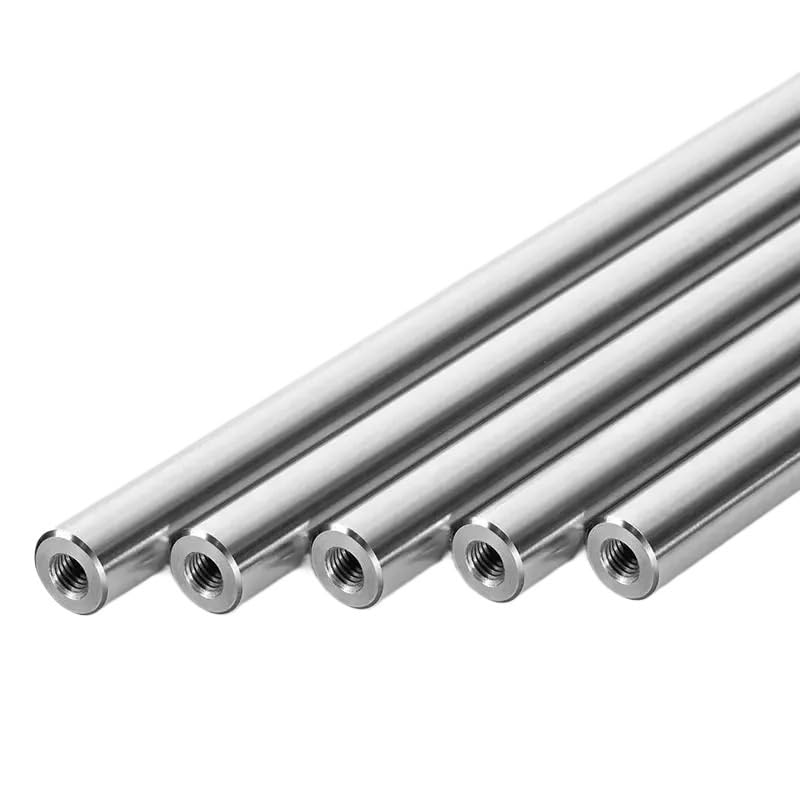 Arbre Linéaire Trempé Chromé, Diamètre Extérieur 8-16 Mm, Longueur 100-550, avec Extrémités Filetées, 400(Od16mm(m6x12mm),150mm)