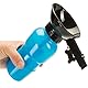Hunde Trinkflasche mit integriertem Trinknapf Reise Wasserflasche Auto Hundeflasche mit Wasser-Napf 600ml; Blau