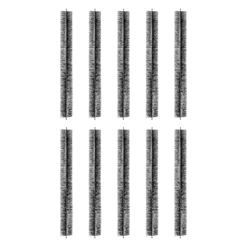 VEVOR Gutter Brush, 4.33 inch Diameter 30 Feet Total Length Gutter Cleaning Tools, Ground-Level Brush Leaf Guard for 5 Inch Gutters, Easily Clear Roof Leaves and Debris, 10 Pack