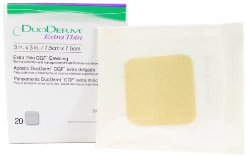 DUODERM CGF EXTRATHIN STERILE DRESSING 3??x 3??20EACH/BOX by ConvaTec