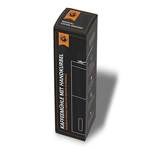 Coffee Fox® Roestvrijstalen en keramische koffiemolen - handmatige koffiemolen voor thuis, onderweg, op kantoor - Image 7