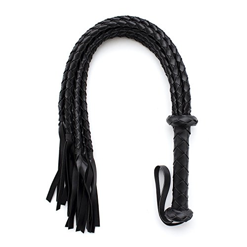 BootKitchenTan BullWhip Leather Braided Tails Extra Long Handle Wrapped in Leather Bull Whips