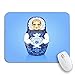 Produktbild Gaming mouse pad gzhel gemälde blau russisch babuschka matroschka puppe samowar rutschfeste gummi backing mousepad für notebooks computer maus matten
