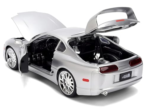 JDM Tuners - 1995 Toyota Supra (Plateado) 1:24 miniatura 4