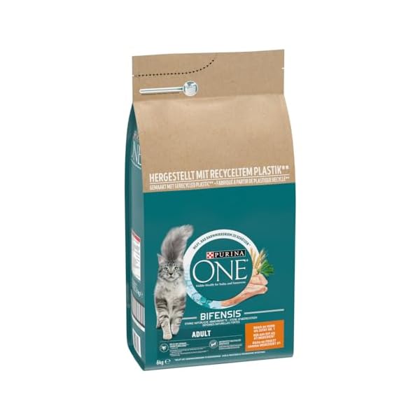 PURINA ONE BIFENSIS Adult Katzentrockenfutter: reich an Huhn, stärkt natürliche Abwehrkräfte, für gesunde Knochen, Haut, Zähne & Harnwege I ab 1 Jahr – Bild 6
