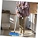 NULYLU Heavy Duty Long Handle Cleaning Broom Bristles for Indoor and Outdoor Use for Home Kitchen Office and Garage Cleaning Supplies