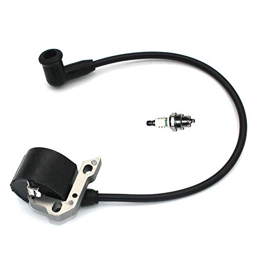 P SeekPro Ignition Coil Module Spark Plug for Stihl Chainsaw 015 015AV 015L 1114 404 3200 1110 400 7005