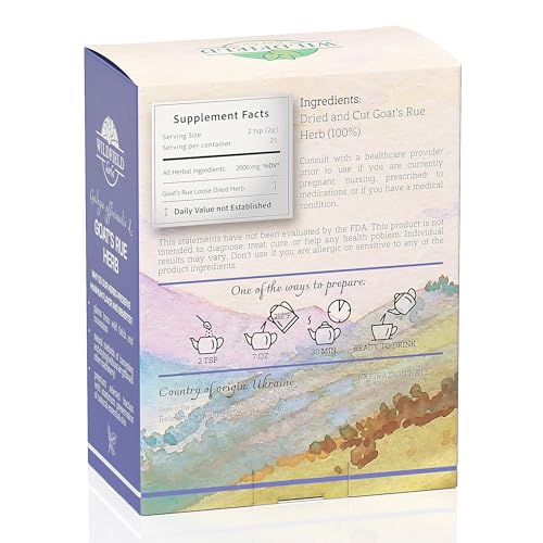 Image of 1.8 oz. Goat'S Rue Goat'S Goats Rue Herb Tea (Galega Officinalis L.) - 50 g Herbal Tea French Lilac Ruda De Cabra