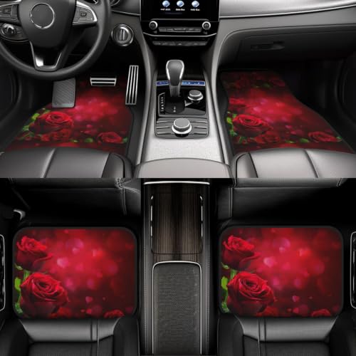 Alfombrillas para coche de neopreno juego de 4 piezas antideslizantes contra manchas de suelo 6