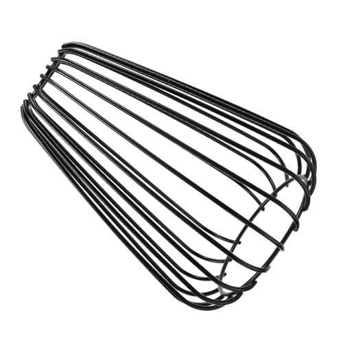 Image of Retro Metal Lampshade 7.09X5.12 Inch Hollow-Out Wire Cage Drop Shape Decorative Mesh Lamp Shade for Pendant Ceiling Light and Wall Fixture