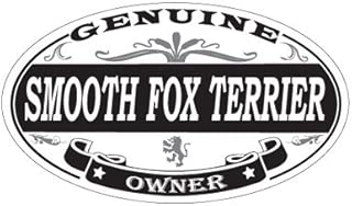 US Decal, Inc. Smooth Fox Terrier Oval Magnet