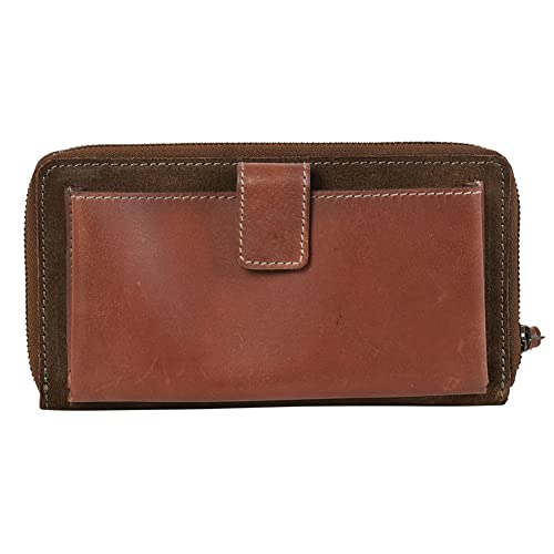 STS Ranchwear Women's Cowhide Saddle Tramp Bentley Compact Durable Leather Casual Wallet with Removable Wrist Strap4