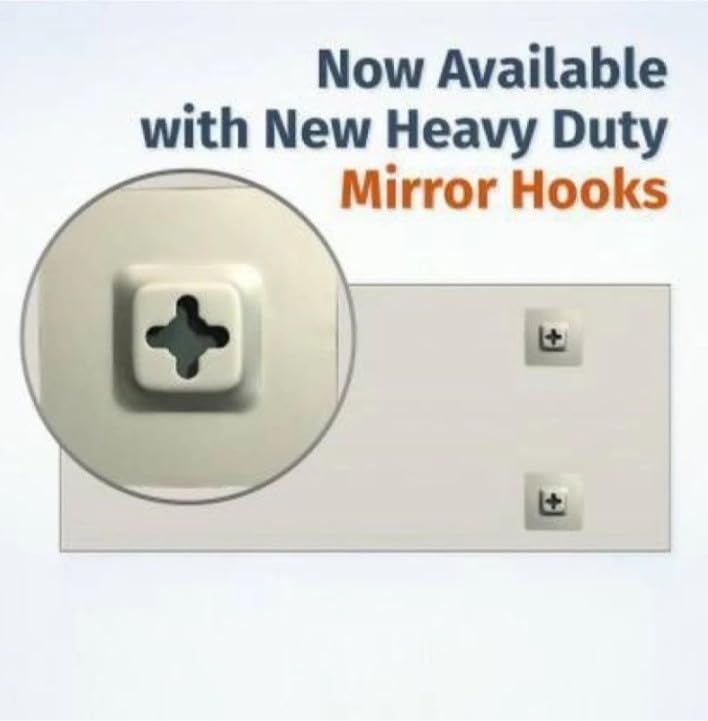 CDM Decorative Mirror for Wall Rect Curve Mirror 12x9 1