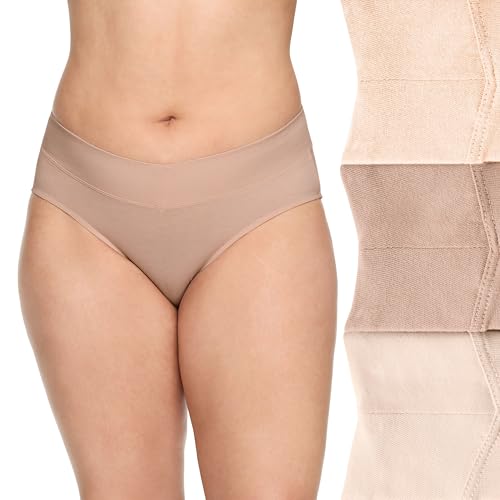 Image of Warner's Women's No Pinching No Problems Dig-free Mid-waist 3-pack Hipster Ru4403p