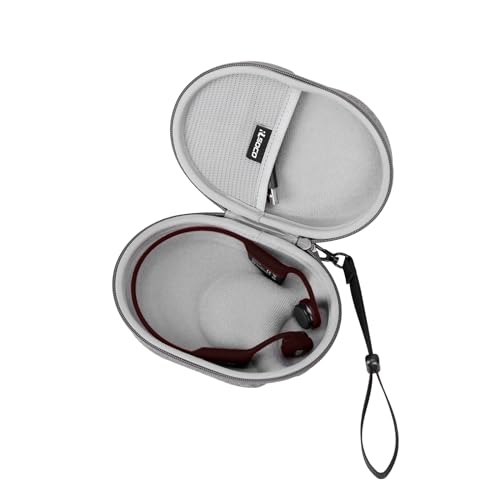 RLSOCO Estojo compatível com SoundPEATS RunFree Lite2 e Mojawa Run Air (Mojo 2) e Philips A7607 e Kaibo Verse/Verse Plus e JBL Nearbuds Fones de ouvido de condução óssea e muito mais (apenas estojo)