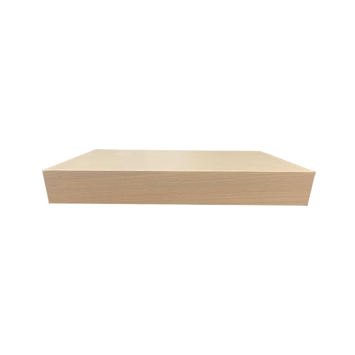 Rok Hardware Single Piece Floating Kitchen Shelf, 30 Inch (762mm) Length x 10 Inch (254mm) Depth, Wall Mounted, White Oak Finish Floating Shelf for