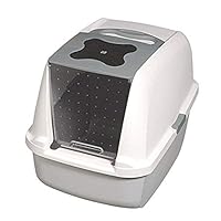 Algopix Similar Product 10 - Catit Hooded Cat Pan Grey 57 x 465 x