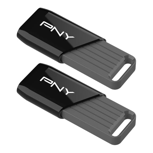 Image of PNY 256GB Attache X USB 3.2 Gen 1 Flash Drive, Advanced Performance Up to 130MB /s Read, Everyday Data Store & Transfer, Reliable Portable Storage, Durable, Type-A, Computers, Laptops, Desktops, 2-Pack