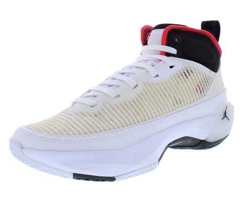 Nike Kid's Air Jordan XXXVII (GS) Basketball Shoe (White/Siren Red/Black, us_Footwear_Size_System, Big_Kid, Men, Numeric, Medium, Numeric_5)
