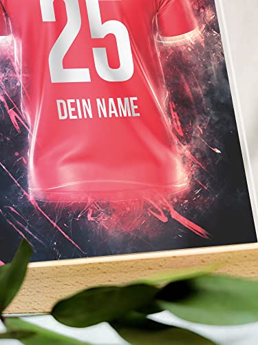 Bayern Fanartikel Acryltafel - Personalisiertes Geschenk, Jungen, Fussball, Kinder, Bayern Trikot für Bayern-Fans – Bild 5