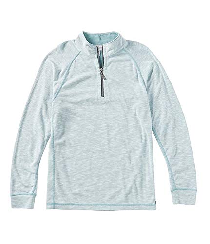 Tommy Bahama Men's Barrier Beach Reversible Half-Zip Sweatshirt (Quetzal Green, X-Large)