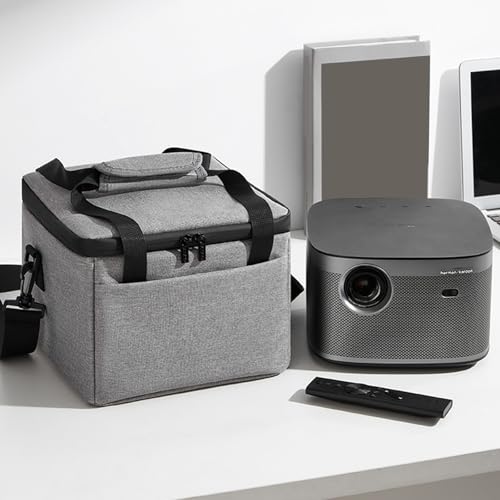Funda para proyector portátil, bolsa de transporte con compartimentos para accesorios, protección para dispositivos electrónicos miniatura 4