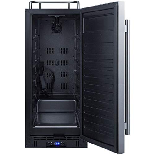 Summit Appliance SBC15NKCSS Built-in 15" Wide Commercially Listed Kegerator with Auto Defrost, Digital Thermostat, Versatile Kegerator, Front Lock, Sealed Back and Complete Stainless Steel Exterior on Fridge.com
