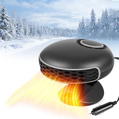 LOAPDKZND Car Heater for Mercedes Benz V Class V220d V250d V300d, Portable Windshield Defroster, Fast Heating & Cooling, 360° Rotatable, All-Season Car Fan Heater for Vehicle Truck SUV RV,24V