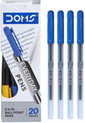 DOMS Everyday Ball Pen Blue Pack of 60 Pens Ball Pen (Pack of 60,...