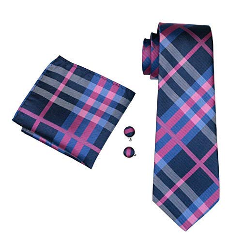 Cravate soie jacquard pour mariage et tenue d'affaires formelle homme LS-653