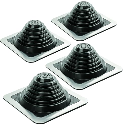 4 Pcs EPDM Metal Roofing Boots Kit