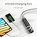 vantisan Powered USB 3.0 hub, 11-Port USB Hub Splitter Extension 7 USB 3.0 Data Ports + 4 Smart Charging Ports with Individual LED On/Off Switches and 12V/3A Power Adapter for USB Devices.